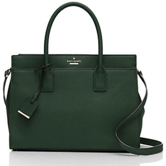 Kate Spade New York Cameron Street Candace satchel in dark green1